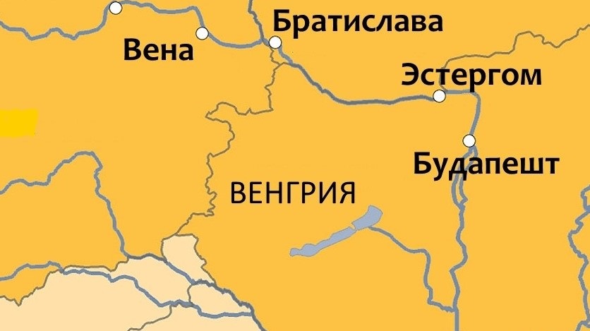 Вена будапешт карта